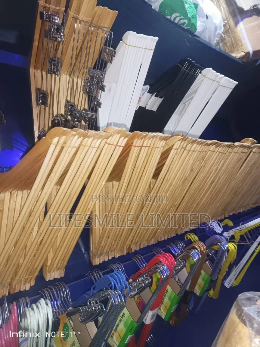 Clothes Wooden And Bag Hangers
