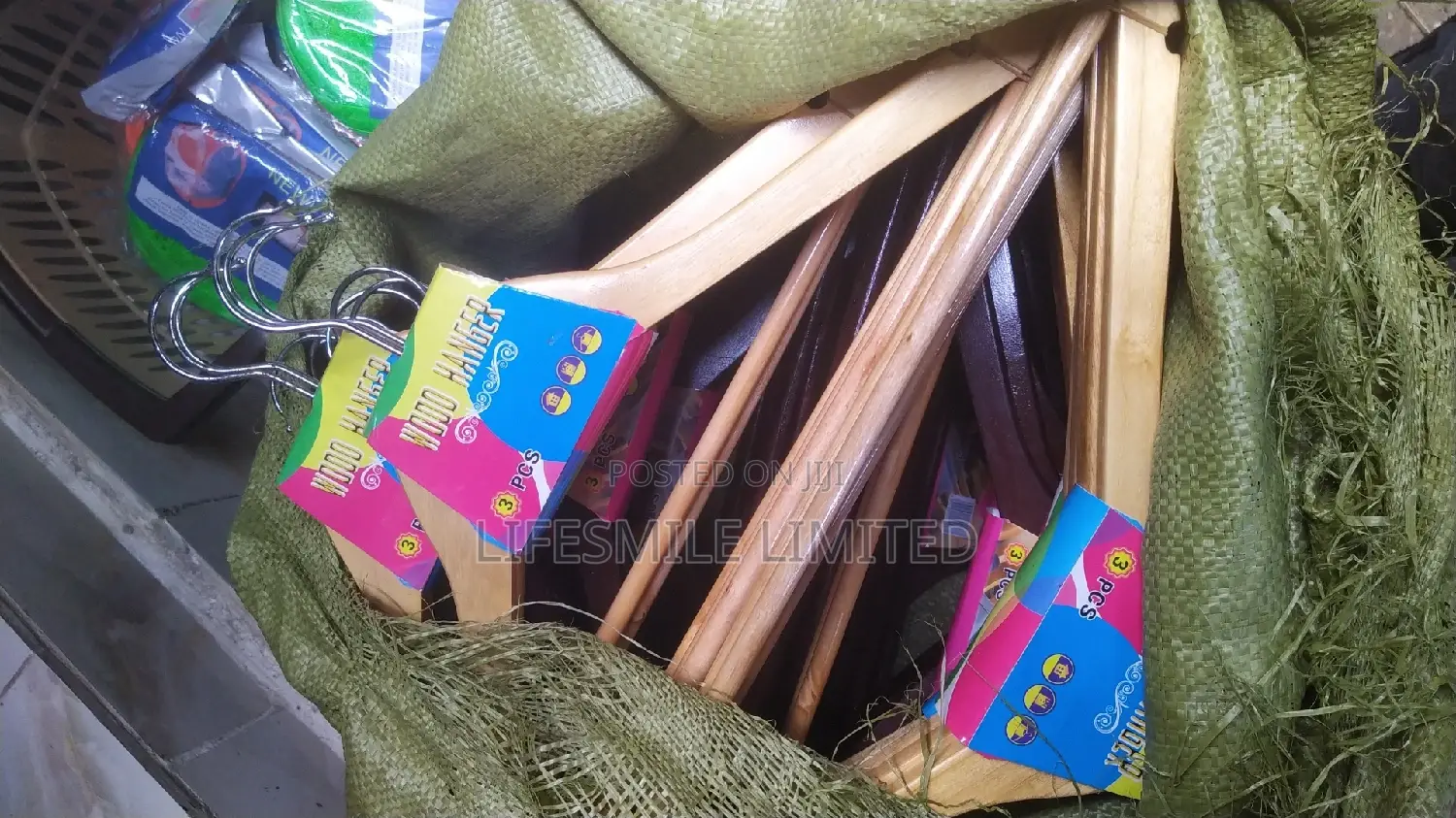 Clothes Wooden And Bag Hangers