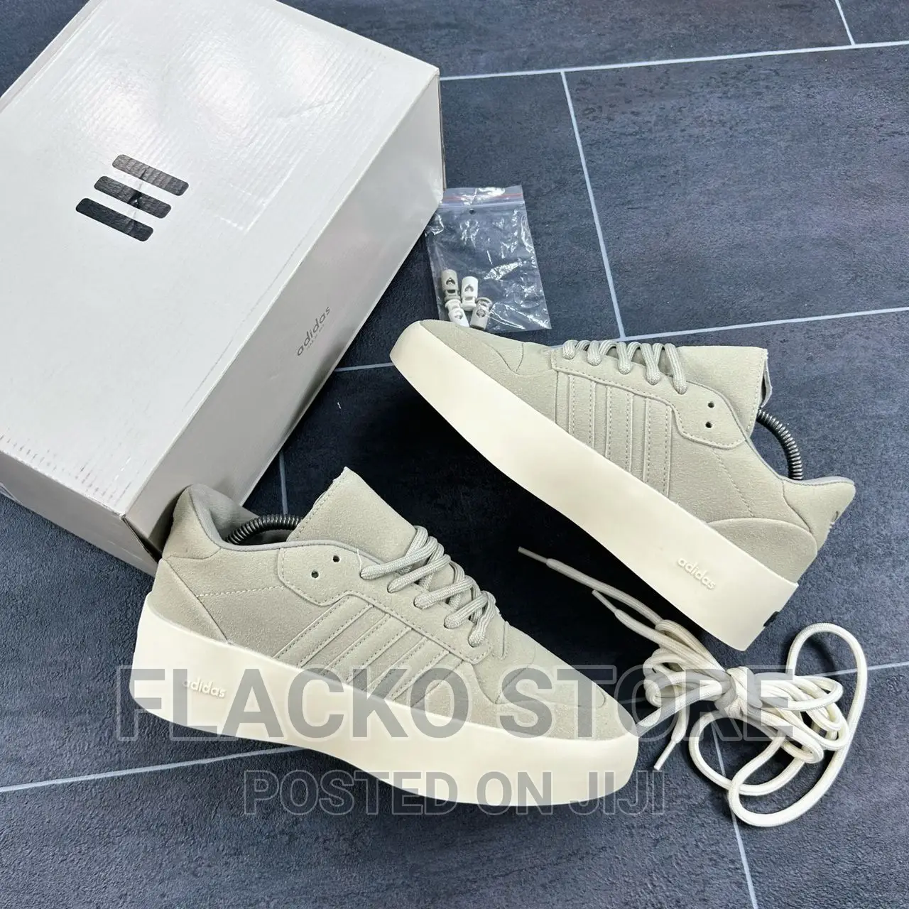 Original Fear of God X Adidas Forum Low 86 Sneakers