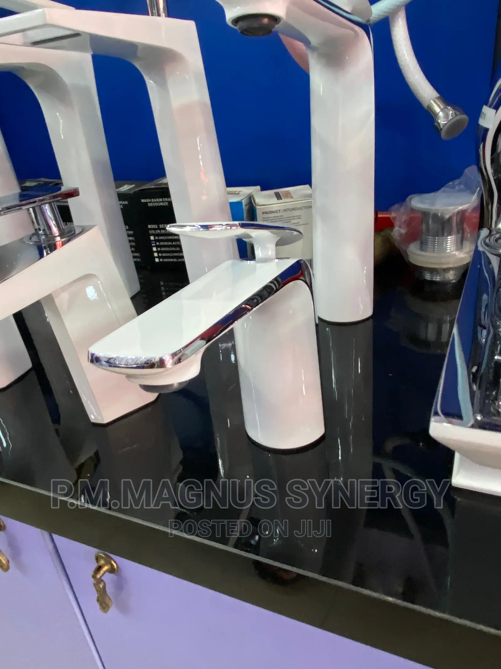 White And Silver Mixer Tap England Standard