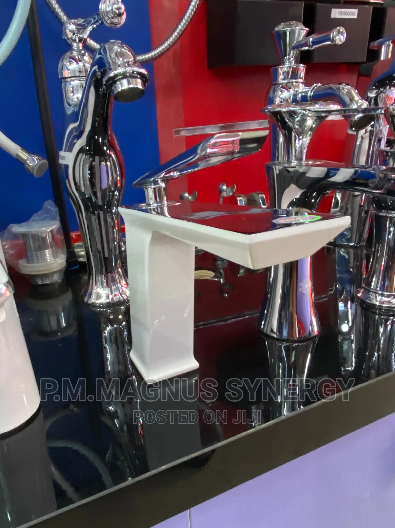 White And Silver Mixer Tap England Standard