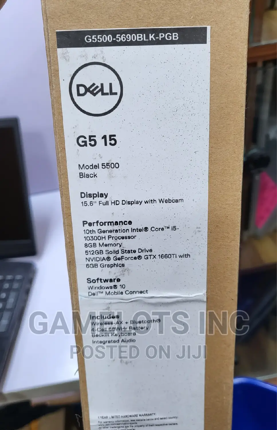Laptop Dell G15 5511 16GB Intel Core i5 SSD 512GB