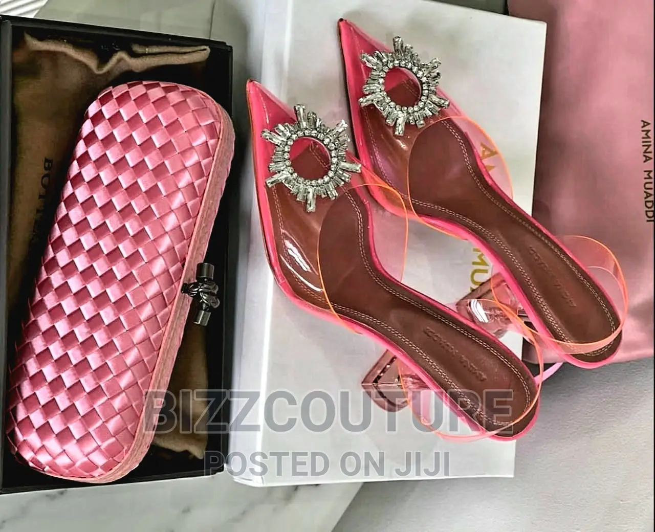 Original AMINA MUADDI Heels Available in Store