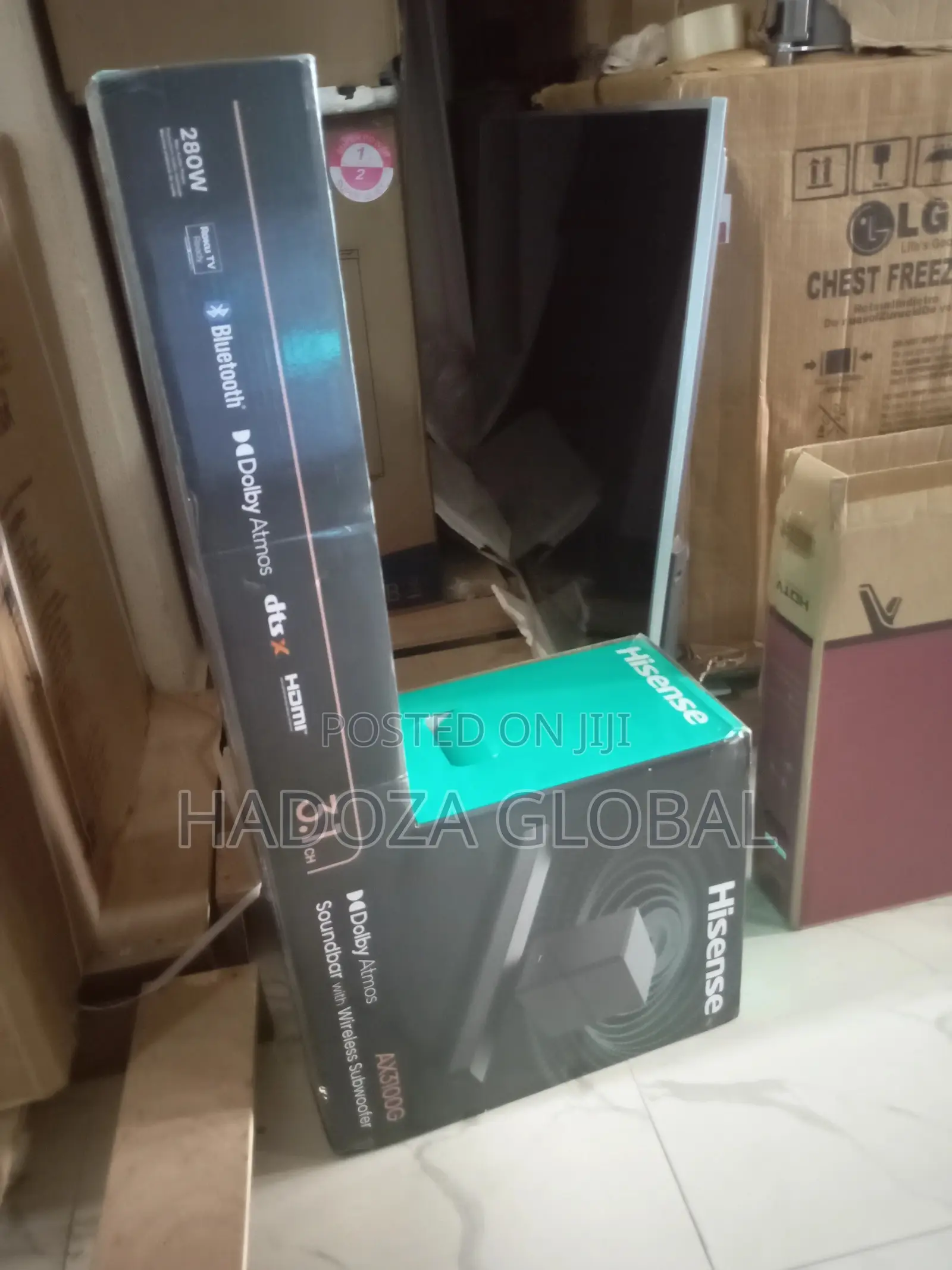 Durable Hisense Sound Bar + Wireless Sub-Woofer, Ax3100g