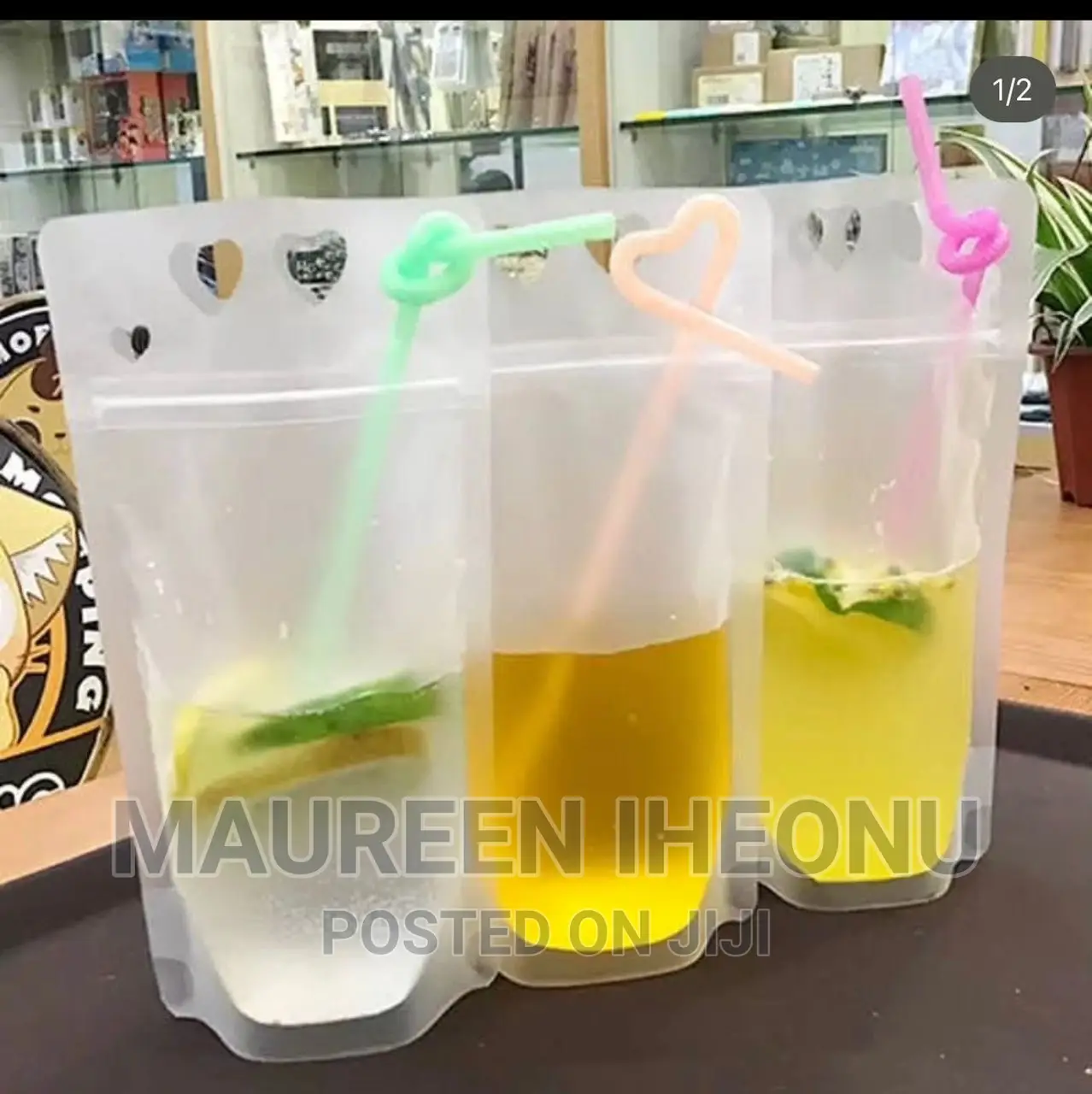 Transparent Drink Pouch (350ml)- A Pack of 50pcs