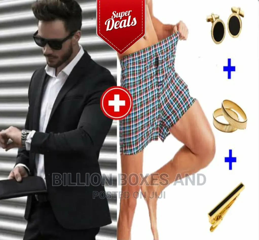 Quality Wedding Suit Black Plus Gifts