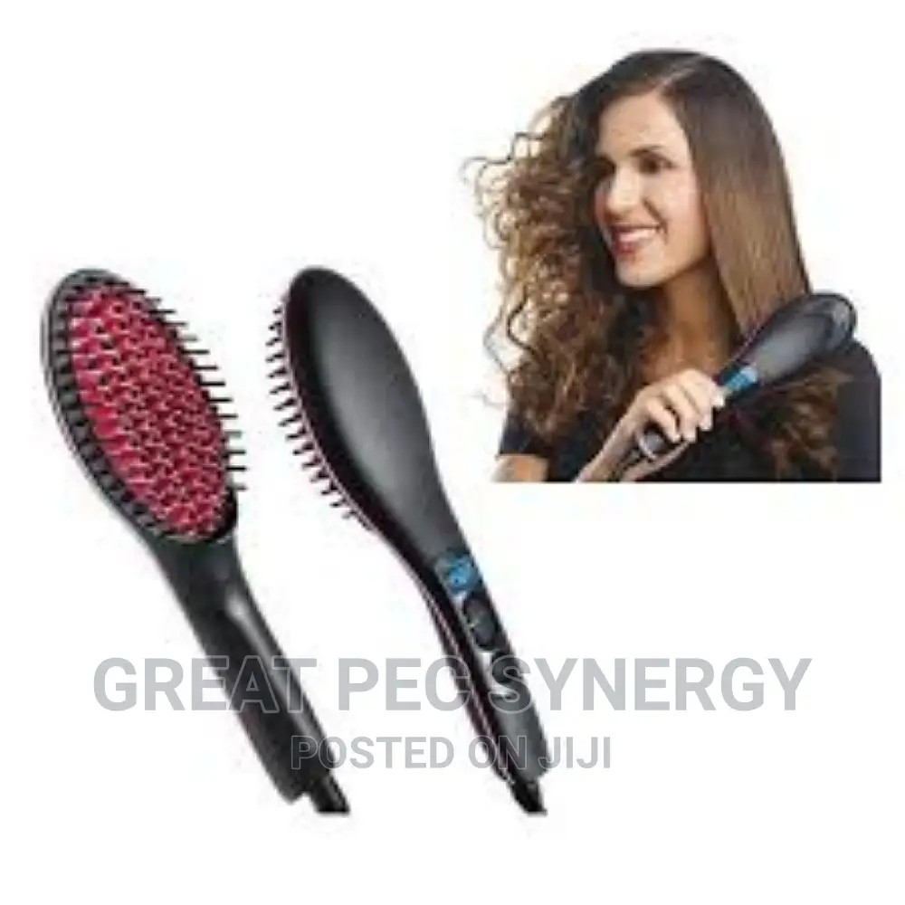 Hair Straightener Brush. Simply Straight.