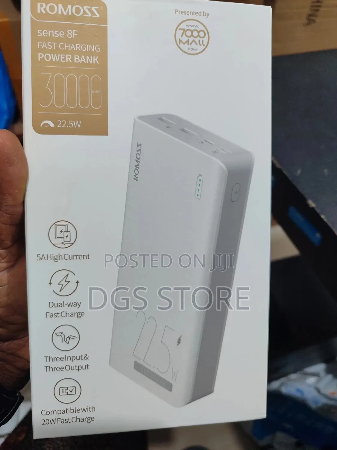 Romoss Sense 8F 22.5w 30,000mah Power Bank