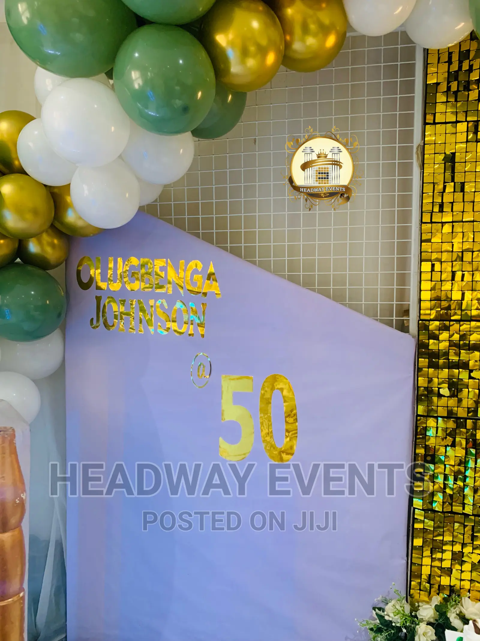 Mini 50th Birthday Decoration at Ilupeju