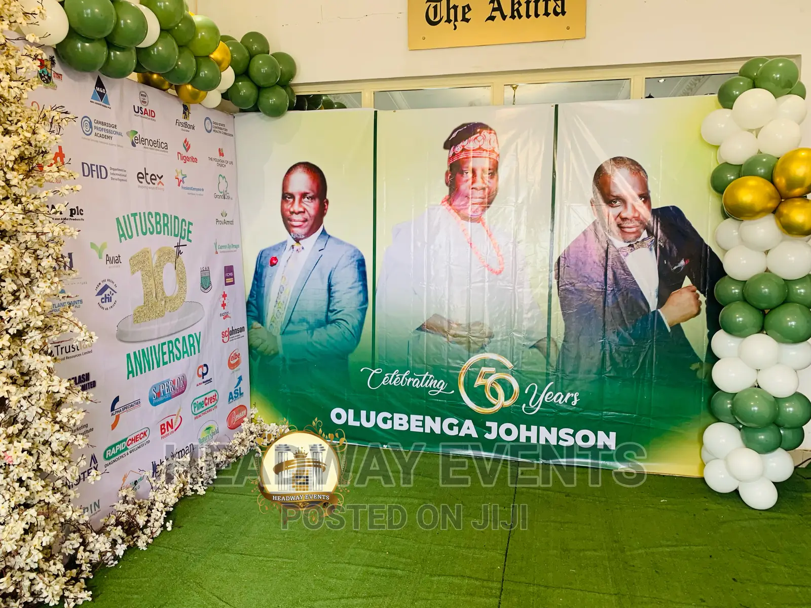Mini 50th Birthday Decoration at Ilupeju