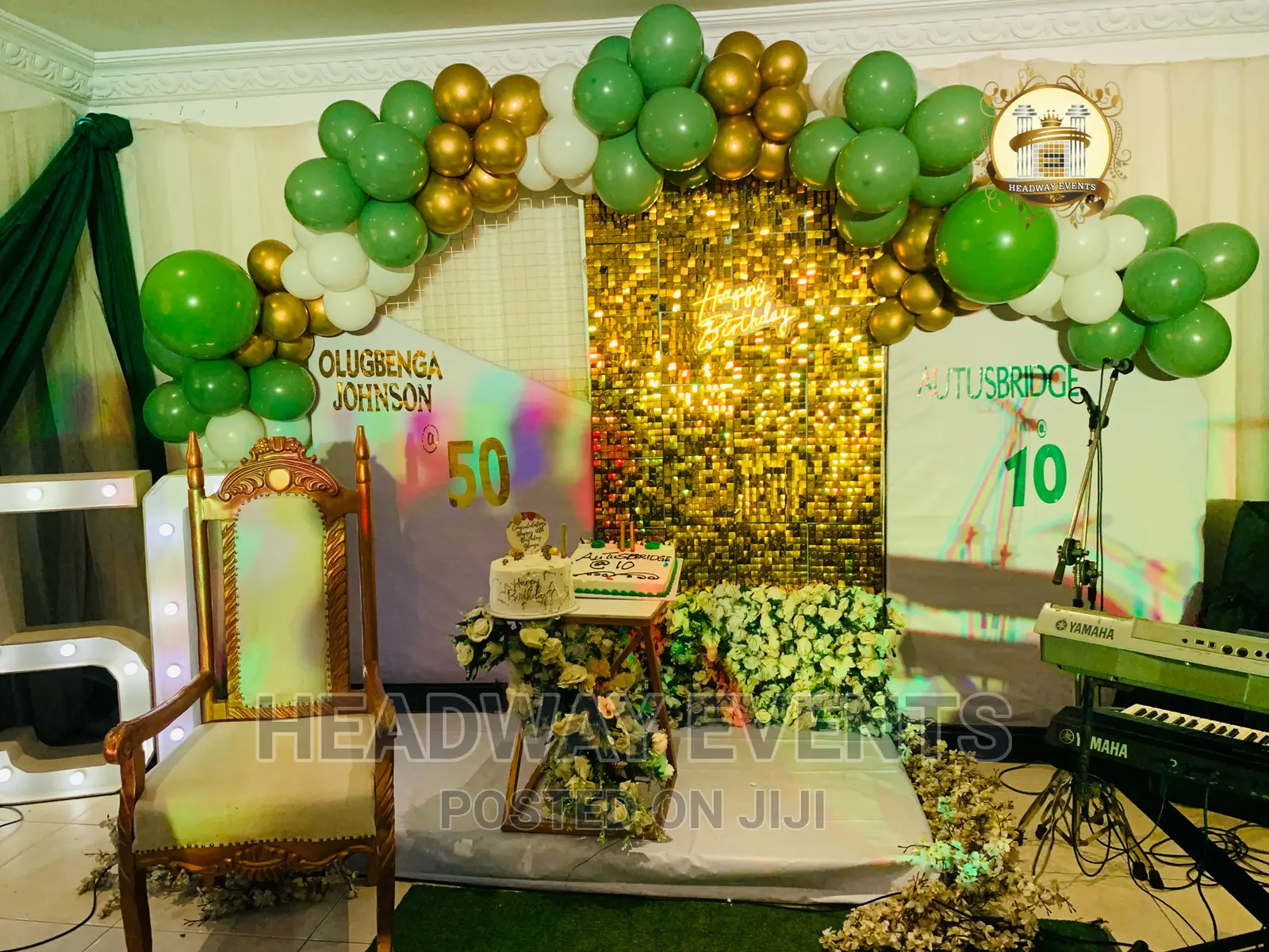 Mini 50th Birthday Decoration at Ilupeju