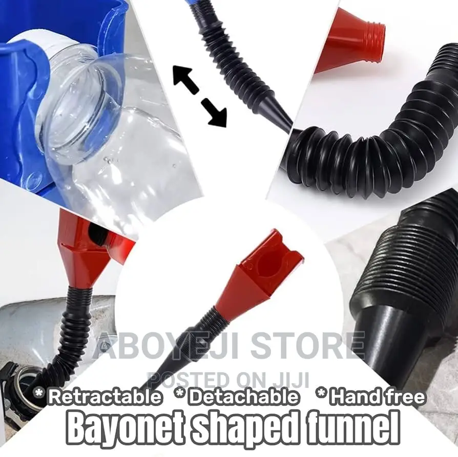 Multi Purpose Flexible Fold Oil Funnel,