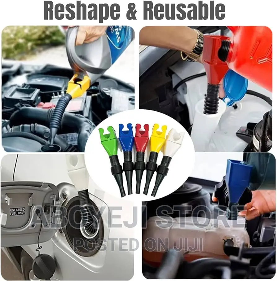 Multi Purpose Flexible Fold Oil Funnel,