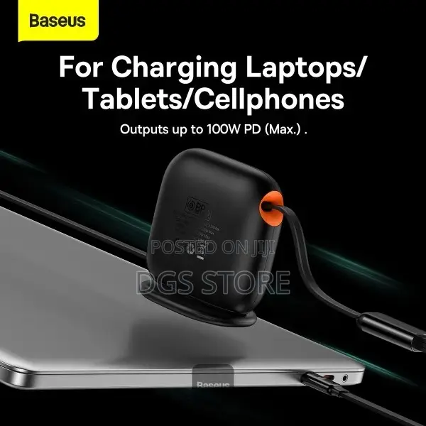 Baseus Traction Series Retractable 3in1 Fast Charging Cable