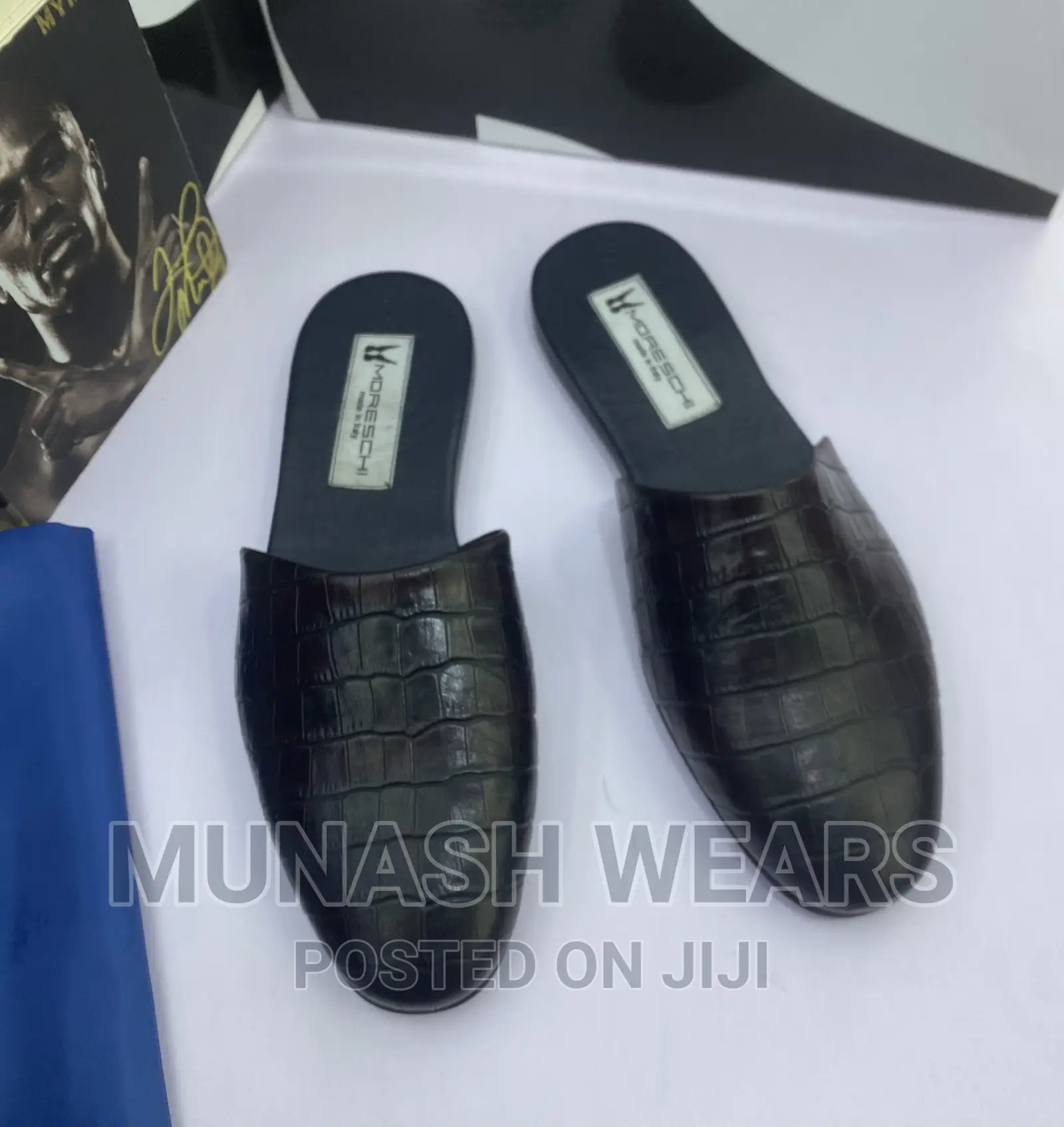 Italian Leather Moreschi Half Shoes