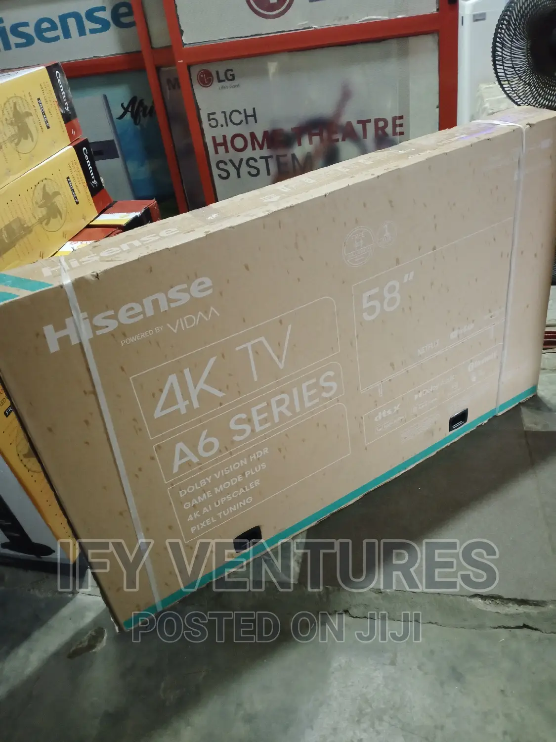 58" Hisense Utra HD Smart A6 Series Television