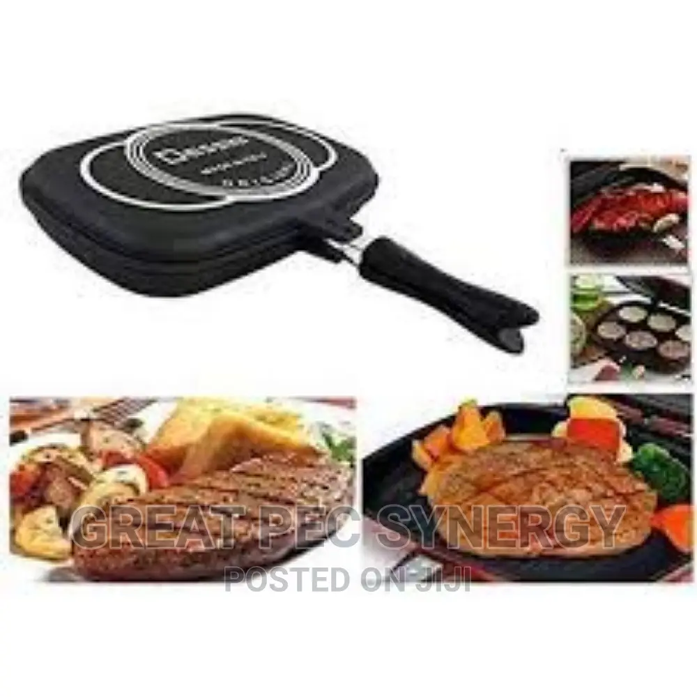 40cm Double Grill Pan