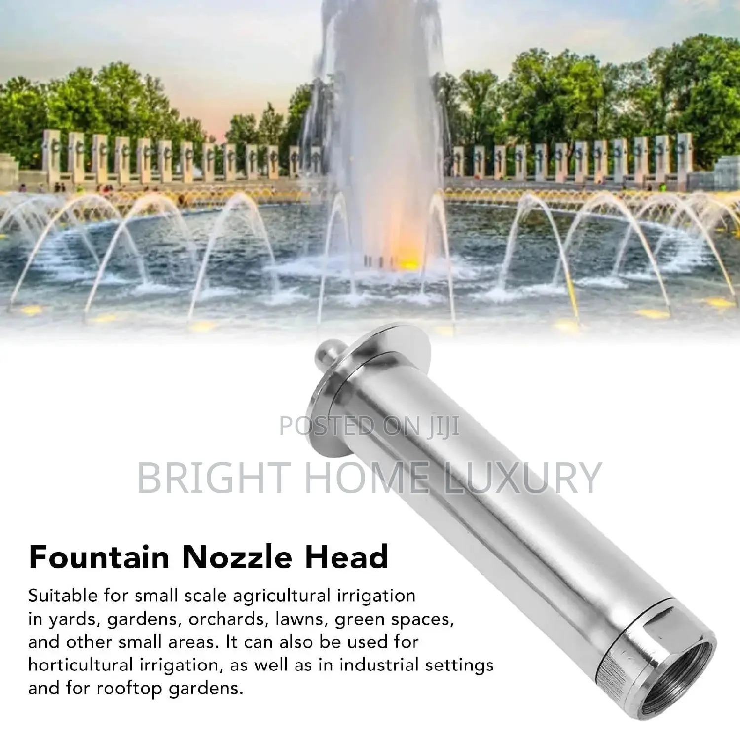 1 Inch Fountain Nozzle Head Umbrella Long