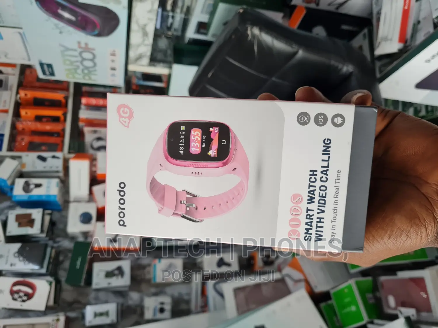 Porodo Kids Smart Watch With Video Calling 4G Nano Slim Slot