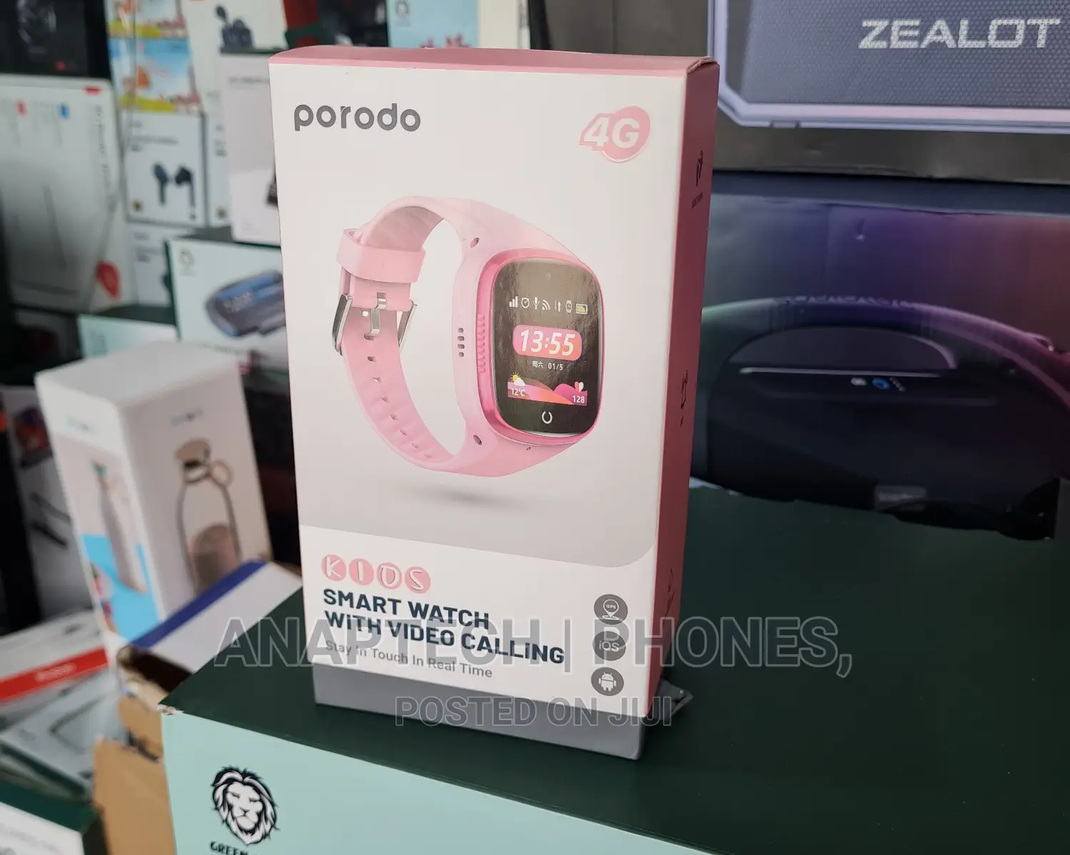 Porodo Kids Smart Watch With Video Calling 4G Nano Slim Slot