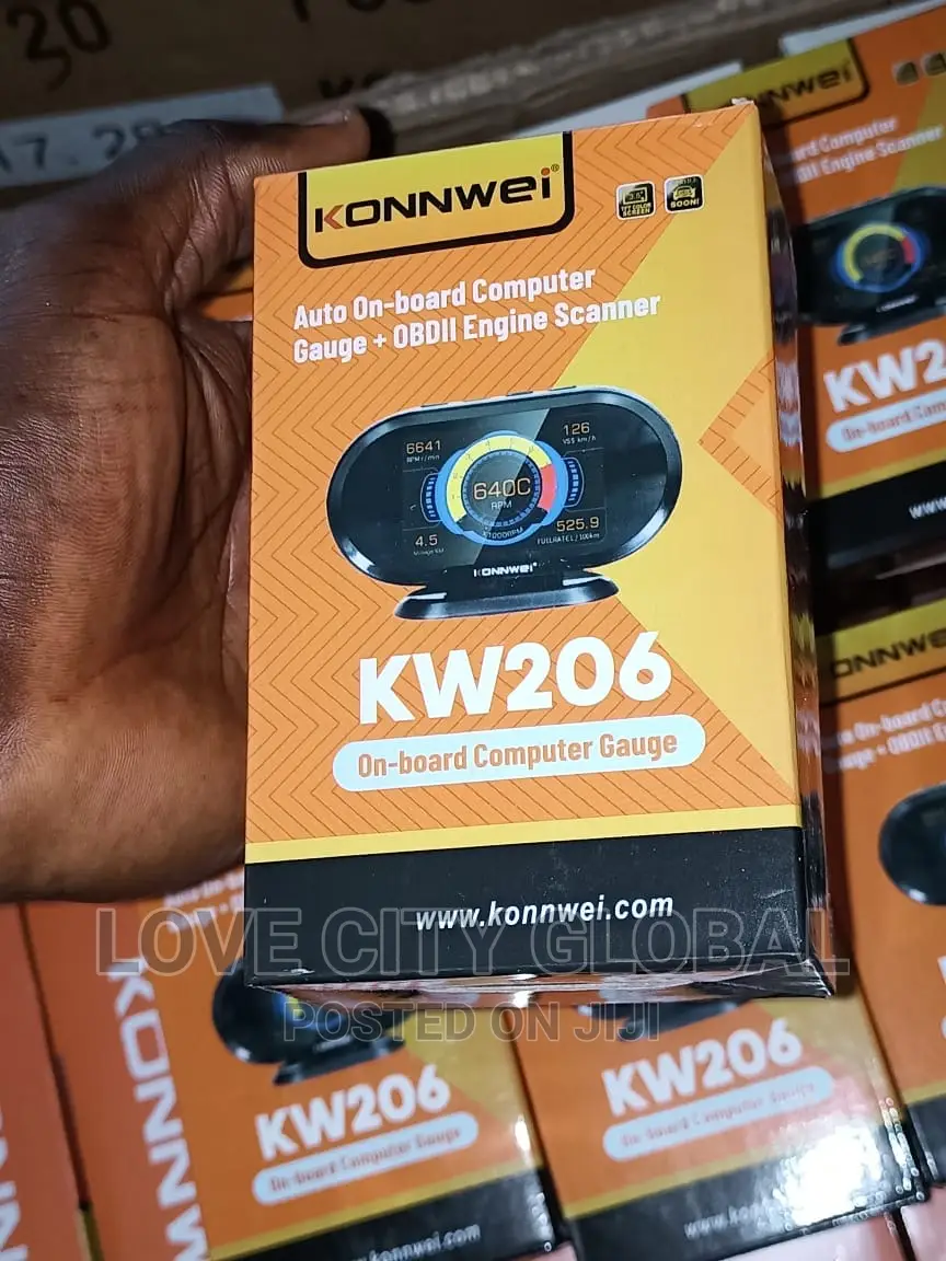 KONWEI KW206 OBD2 Head Up Display Car Guage + OBD2 Scanne