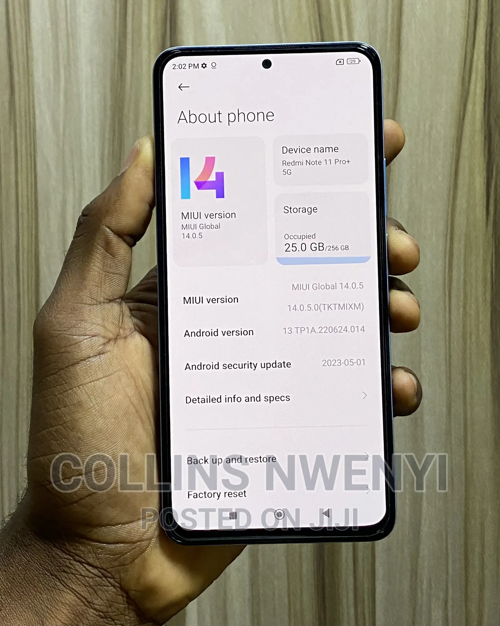 Xiaomi Redmi Note 11 Pro+ 5G 256 GB Blue
