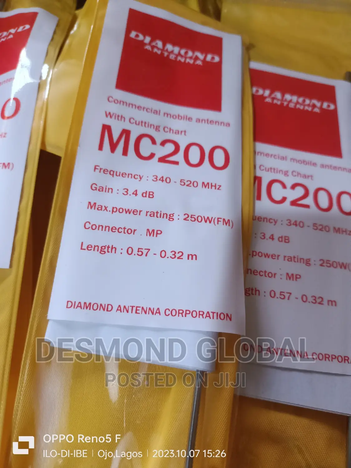 Diamond Radio Message Mobile Antenna