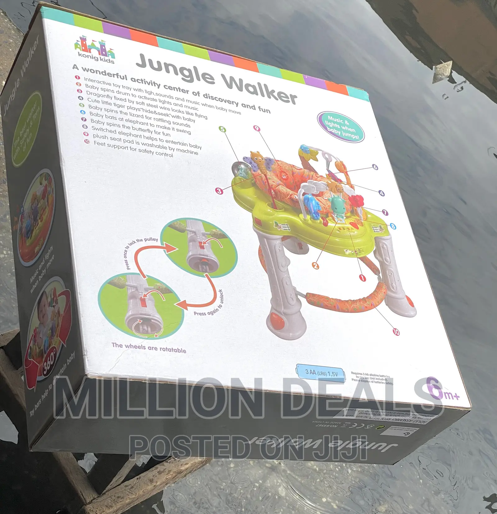Classic Unique Kiddies Jungle Walker