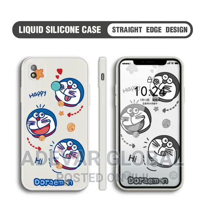 Tecno Pop 4 Case Doraemon Silicone Phone Cover Pouch