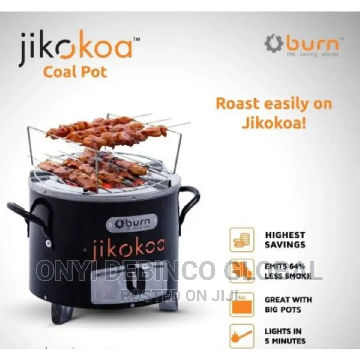 Jikokoa Charcoal Stove Size: Family Size, Medium Small Siz