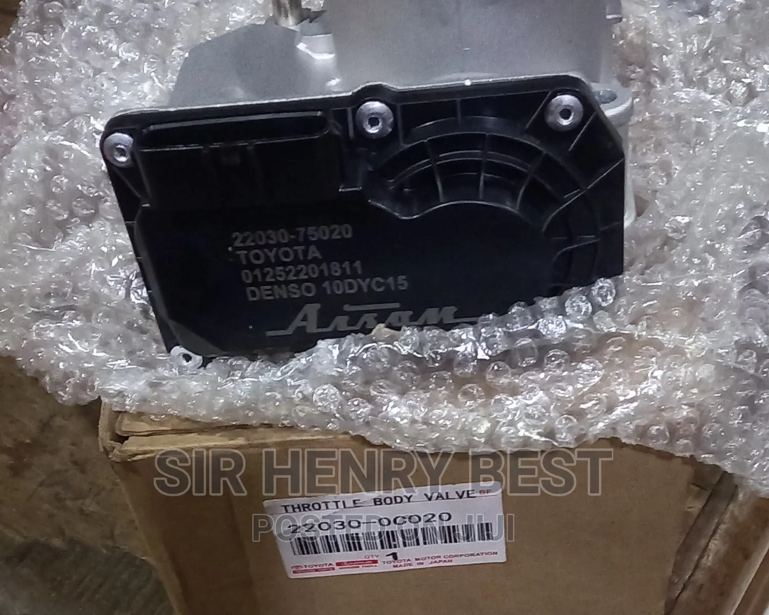 Throttle Body Sensor for Toyota 2TR Engines