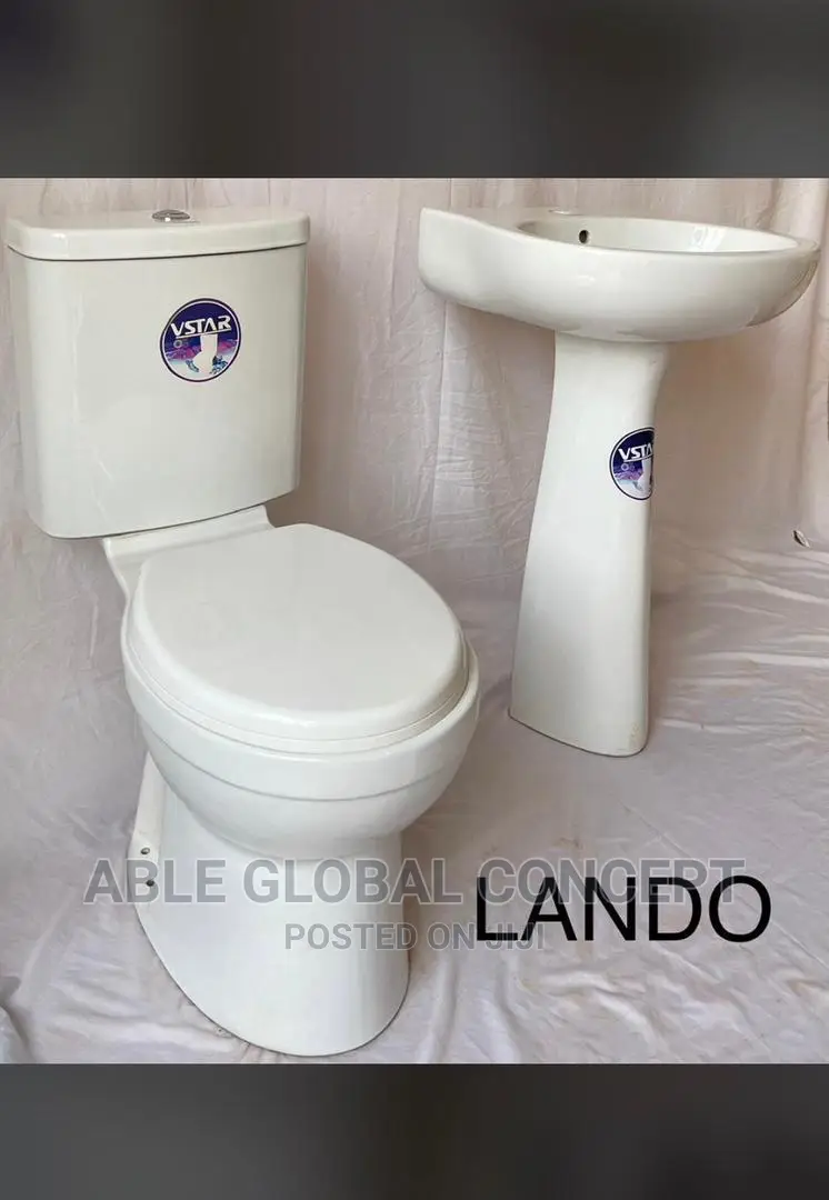 Unique Set Golden Diamond Water Closet