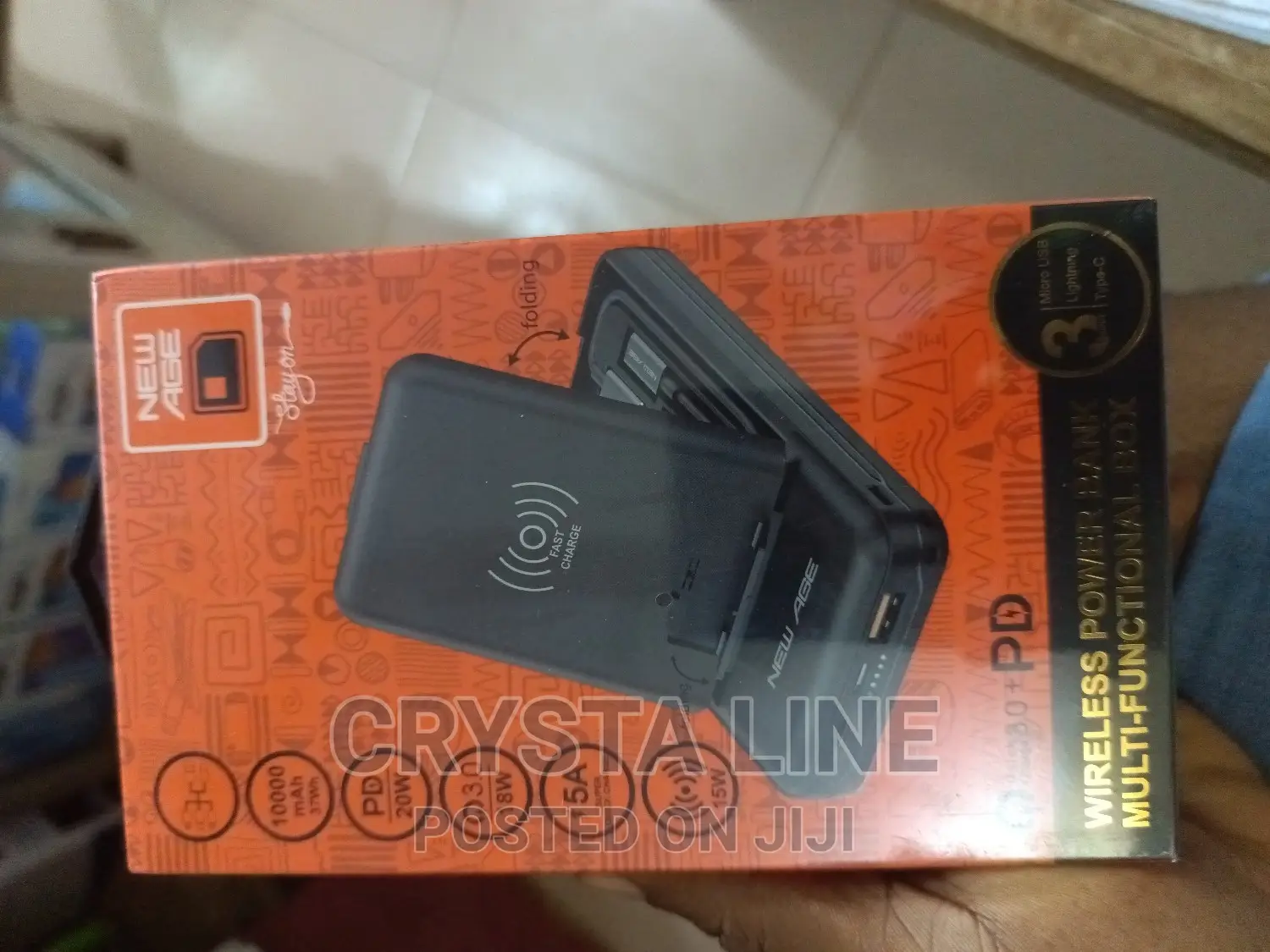 New Age Wireless Power Bank