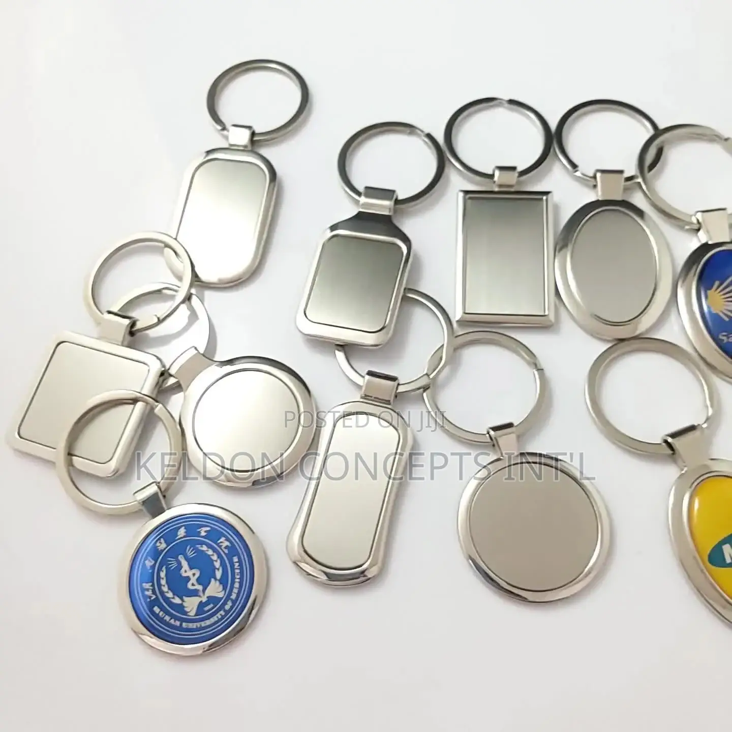 Stainless Steel Metal Blank Keychain