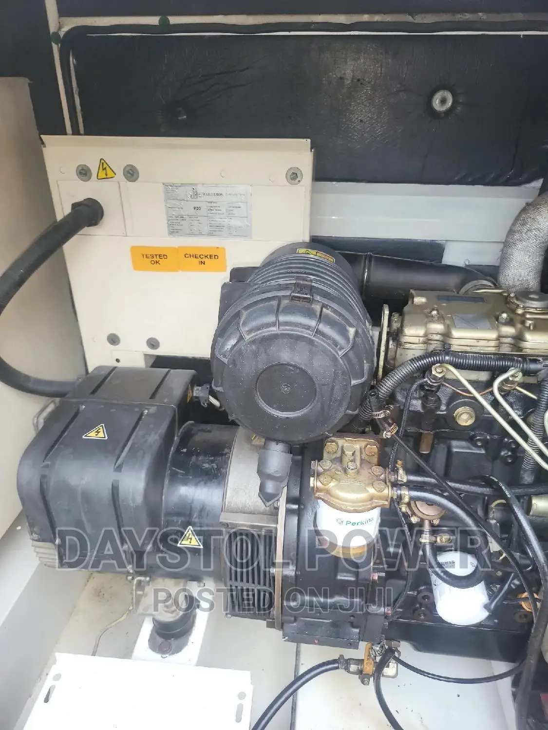 Almost Brand New 20kva Uk Perkins Jubaili Soundproof Gen