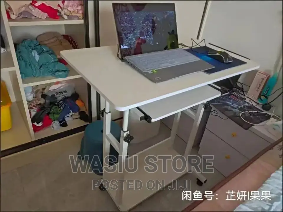 Adjustable Height Laptop Desktop Table
