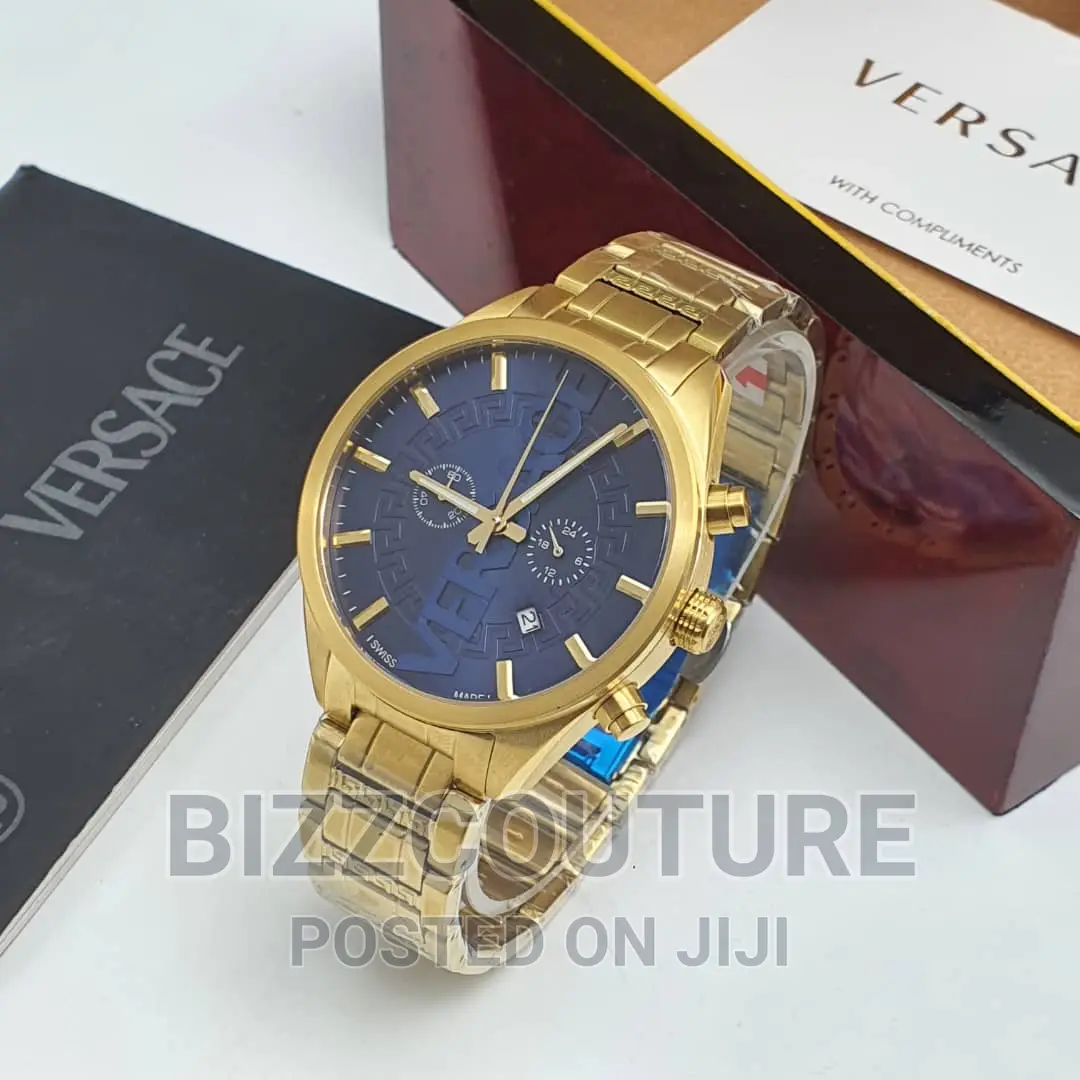 Original VERSACE Gold Steel Chain Available in Store