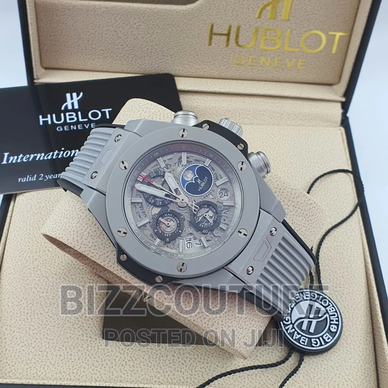 Original HUBLOT Rubber Strap Watch Available in Store
