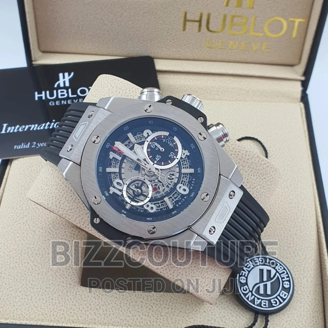 Original HUBLOT Rubber Strap Watch Available in Store