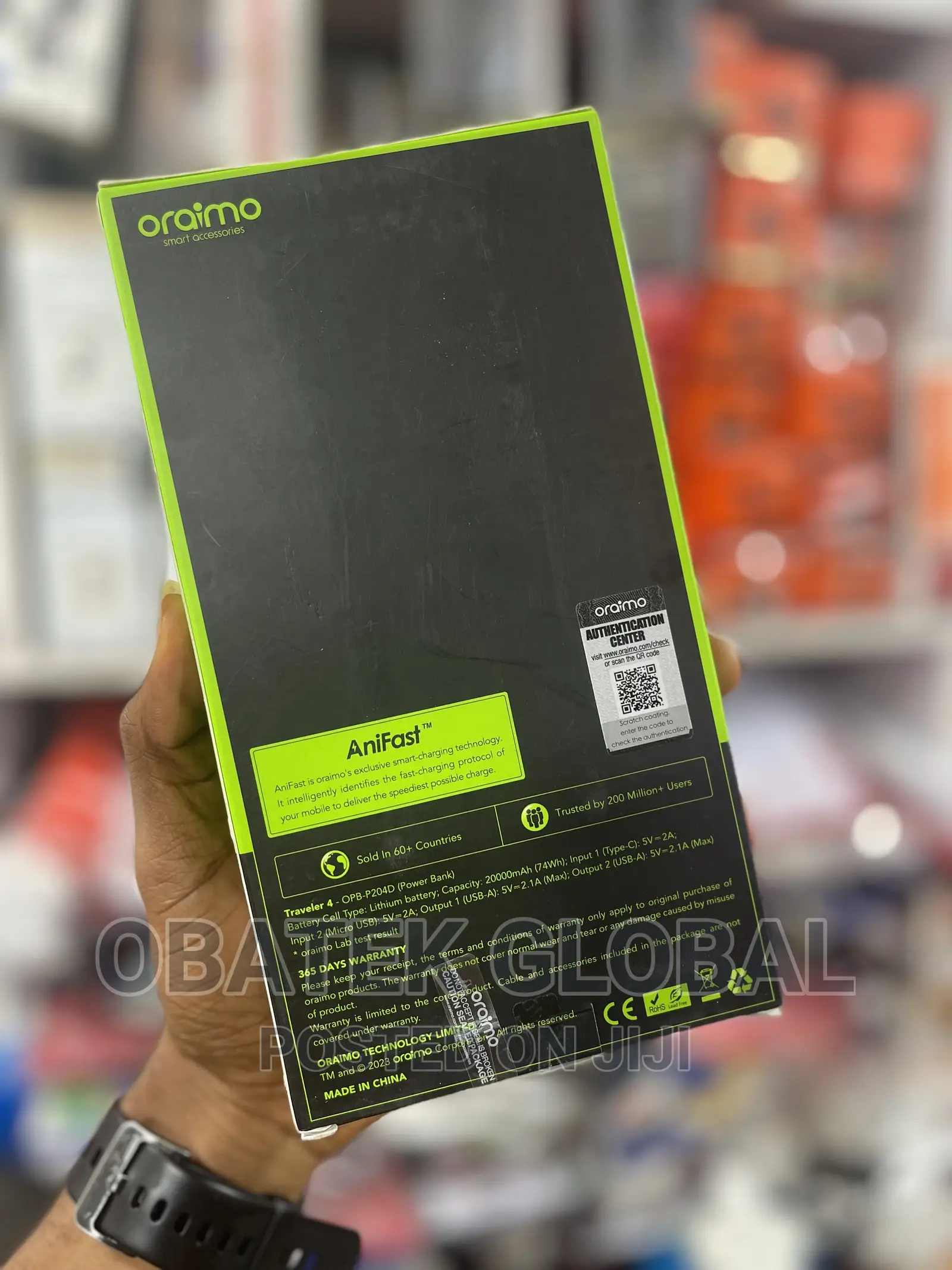 Oraimo 20000mah Powerbank
