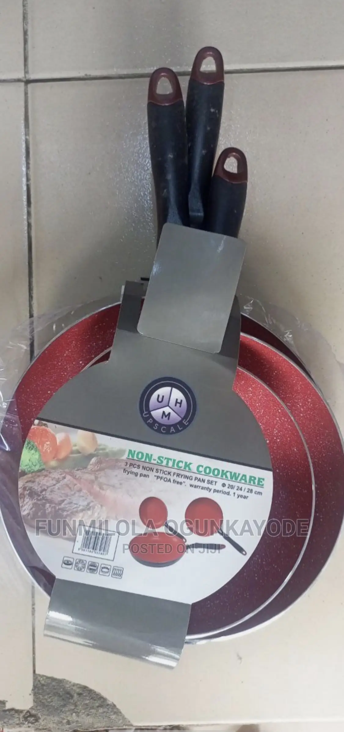 3 In 1 Non-stick Frying Pan Set