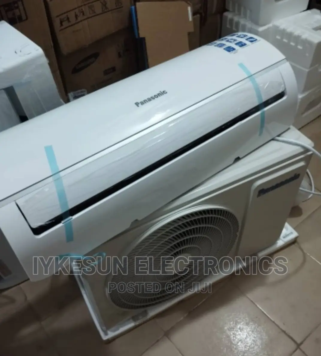 New Panasonic 1.5 HP R410a Air Conditioner Split Unit Copper