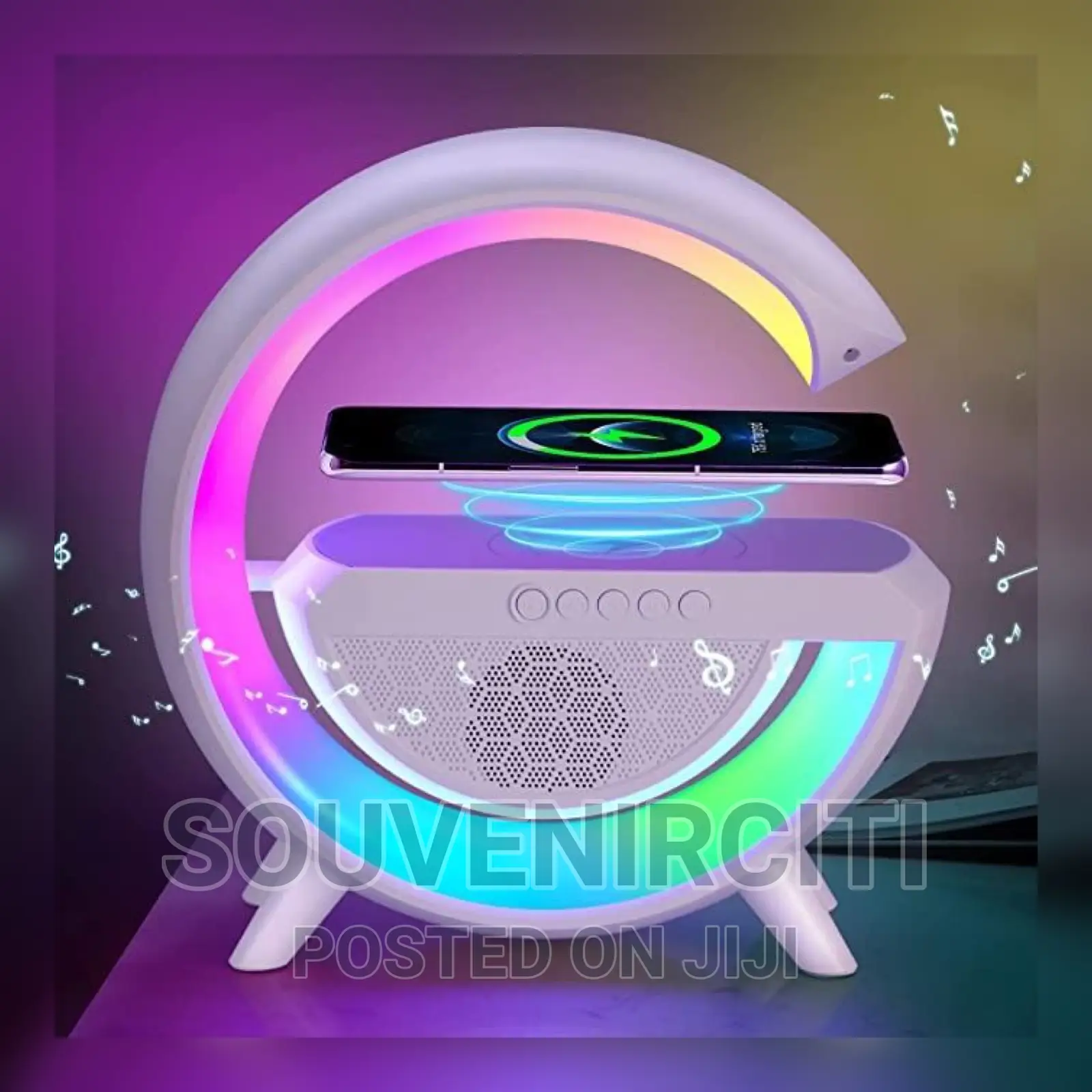 Bluetooth Speaker With Wireless Charger