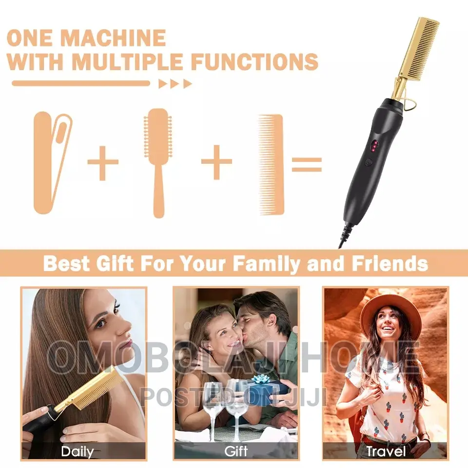Hot Comb Heating Curling Comb