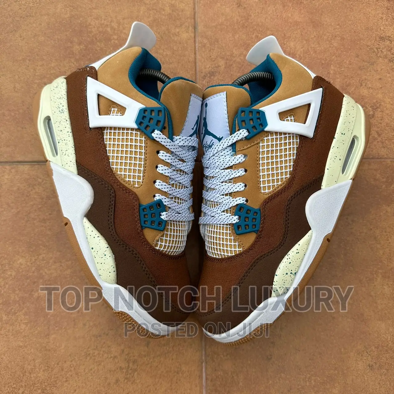 *Original Nike Air Jordan 4 Cacao Wow"*Men Women Sneakers