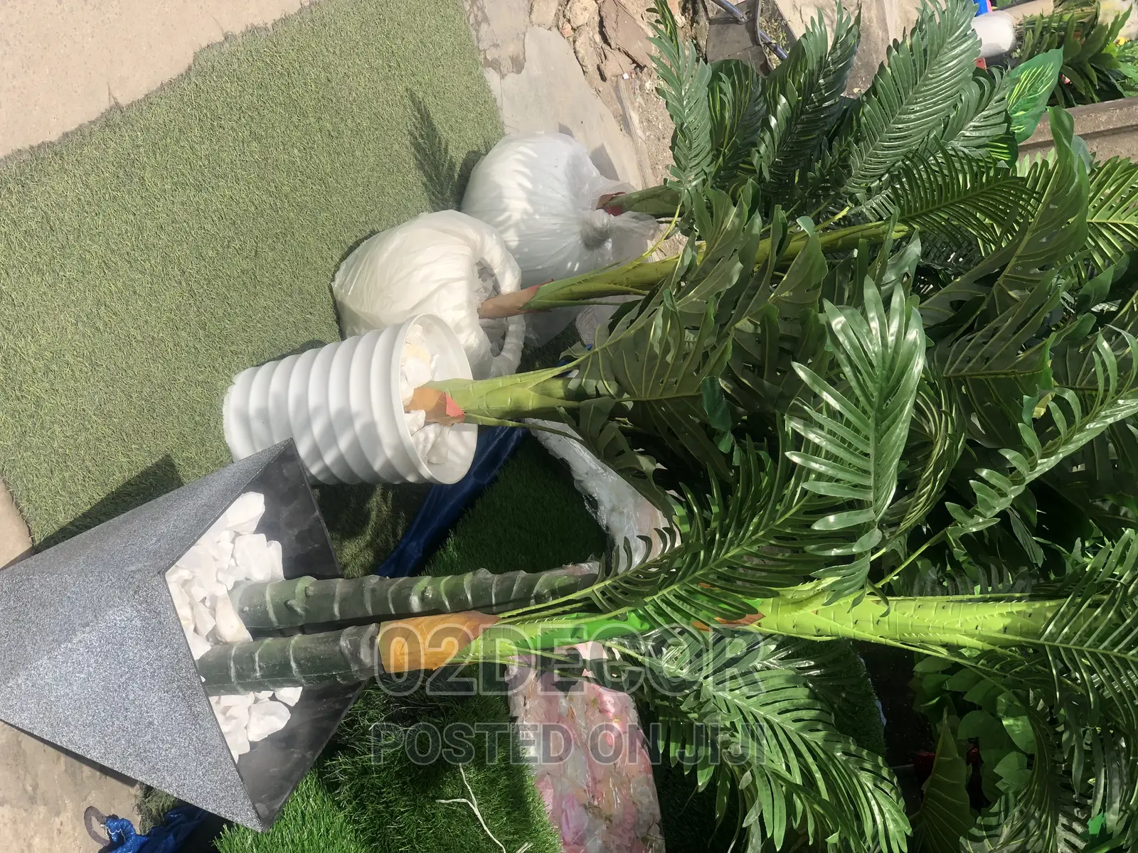 Artificial Plants And Pot