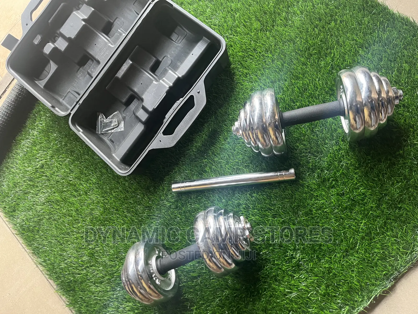 15kg Pair Of Dumbell With Extension Rod
