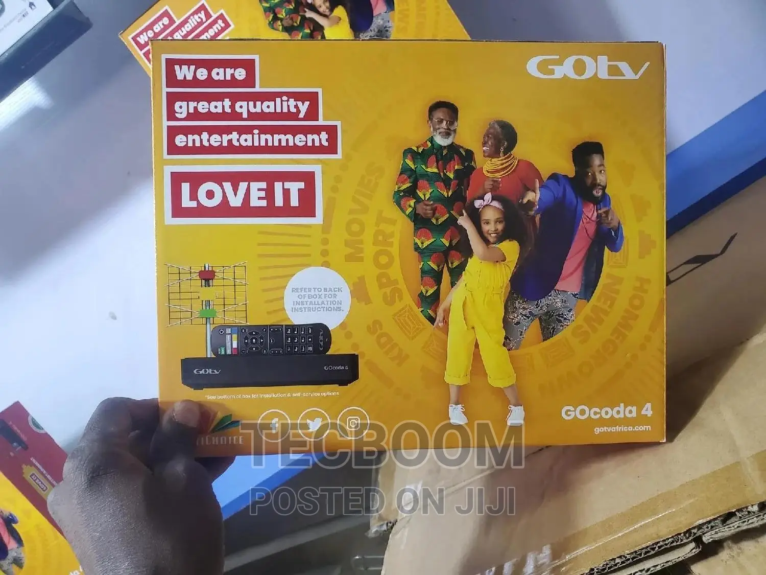 Complete Gotv With Antenna and Free Subscription