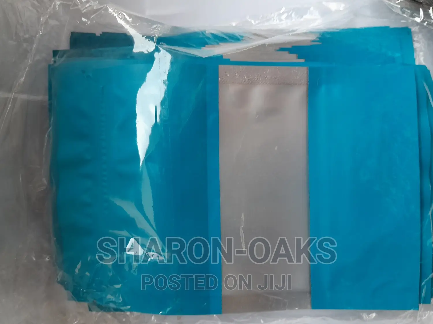 Blue Matte Pouch 10x15cm - 50pcs