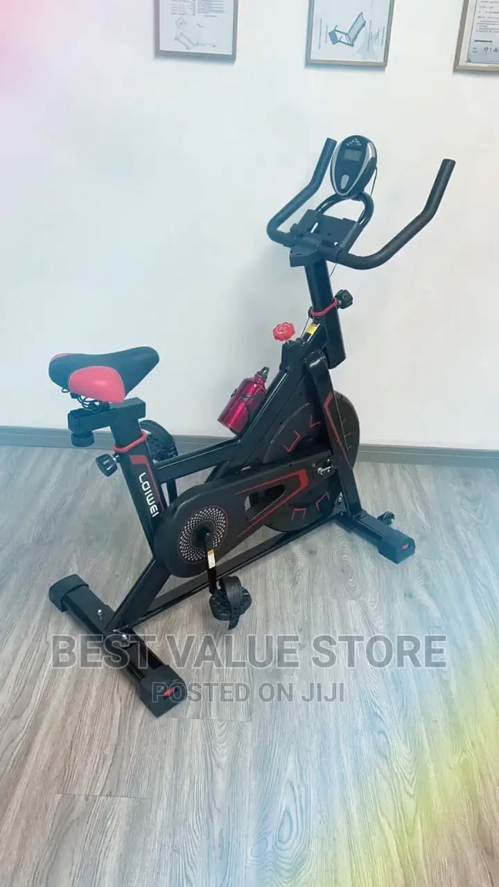 Exercise Spinning Bike With Water Bottle